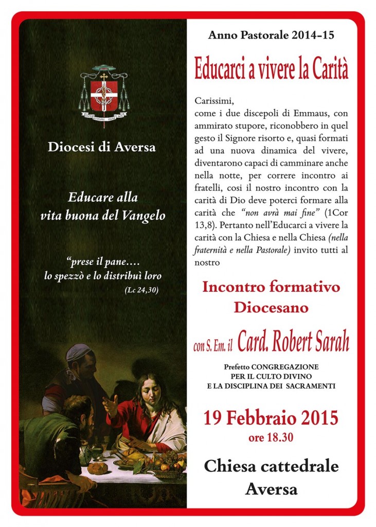 Convegno Sarah - Locandina